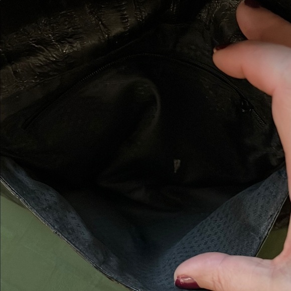 Vintage Elegant Black Quilted Eel-skin Women's Bag - Picture 4 of 7